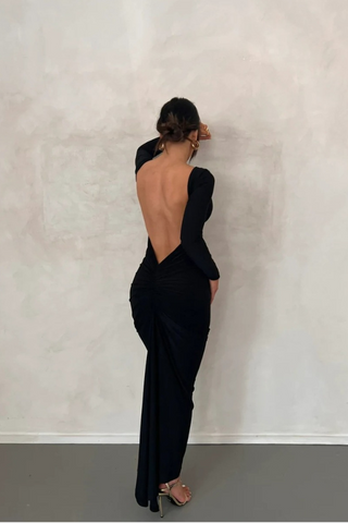 Open back dress (3 colors)